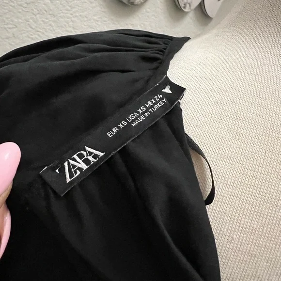 Zara Black Dress Size XS - Picture 6 of 6